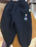 嘟嘟家儿童冬装加绒长裤男童冬季加厚束脚裤女童保暖卡通裤子宝宝休闲裤 藏青色 100 实拍图