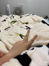 京东京造【TOP1】牛奶绒四件套 A类220g秋冬加厚高克重法兰绒保暖双人床单被套1.5米床牛奶熊 实拍图