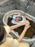 iuu婴儿游泳桶 可折叠泡澡桶浴桶 儿童浴盆洗澡桶 新生儿游泳家用 【免安装/秒开合】全套游泳套餐+大礼包 材质：母婴级材质，7层加厚保温款 实拍图