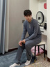 Charm Kendo男士睡衣居家服高档80S莫代尔秋季薄款亲肤长袖休闲春秋套装礼盒 深灰【莫代尔家居套装礼盒装】 送老公实用高级感 XL(130-155斤) 晒单实拍图