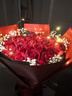 幽客玉品情人节鲜花速递红玫瑰花束表白送女友老婆生日礼物全国同城配送 33朵红玫瑰花束—女王款 实拍图