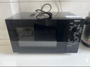 格兰仕（Galanz）微波炉光波炉蒸烤箱一体机 不锈钢内胆 家用平板式23升大容量速热 简易旋钮操作G80F23SP-M8(S0) 黑色 实拍图