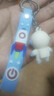 宇航员钥匙扣可爱少女心卡通公仔创意软胶太空人男女情侣包包挂件 蓝色 实拍图