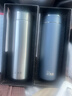 希诺（heenoor）保温杯316L不锈钢水杯男高档商务车载泡茶杯子XN-9606本色 480mL 实拍图