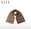 ELLE【礼盒装】100%羊毛围巾男女士秋冬保暖围脖披肩生日送礼 实拍图