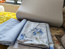 水星家纺四件套床上纯棉100%a类全棉透气床单被套双人1.8米×2米床蓝玫瑰家居馆 实拍图