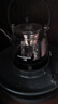 摩飞电器（Morphyrichards）围炉煮茶套装电陶炉仿真炭火煮茶器具烧水炉煮茶炉电茶炉罐罐全玻璃恒温养生壶电热水壶MR6096 深空灰 实拍图