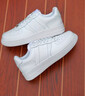卡帕（Kappa）女鞋冬季2025新款增高小白鞋子女百搭休闲运动板鞋女 鹭羽白 40 实拍图