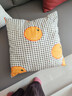 双面抱枕正方形沙发靠垫套床头靠背含芯腰枕靠枕套 颜色图案随机 含枕芯 1个 实拍图