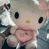 哈喽keiti玩偶hello凯蒂kitty公仔布娃娃猫玩偶抱枕女生睡觉毛绒 天使【95%都选择】 70厘米 实拍图