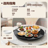 苏泊尔（SUPOR）暖菜板 饭菜保温板热菜板 加热桌垫 家用圆形 60CM 可旋转餐桌转盘  BZ60A806J 实拍图