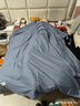 海澜之家（HLA）被套单件纯棉100%全棉被罩新疆棉150x200亲肤柔软舒适家用床罩 宝石蓝+浅灰 180*220cm 实拍图