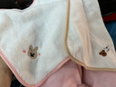 【洁丽雅同厂】婴儿刺绣小方巾超柔新生宝宝儿童洗脸巾24*24cm 随机2条装 实拍图
