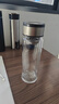 【京东物流配送】高硼硅双层玻璃杯大容量泡茶杯水杯子茶水分离杯 【双层加厚】茶杯350ml1只 实拍图