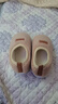 【全网爆款】儿童棉拖鞋冬季男童室内家居鞋包跟防滑软底女童棉鞋 卡其色 28.5 适合脚长18cm 实拍图