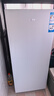 海尔（Haier）山茶花138L立式冰柜小型家用小冰柜风冷无霜一级节能大容量深冷冷柜小冰箱BD-138WGH90WF国家补贴 实拍图
