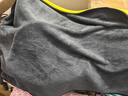 美家日记大抹布 黄灰60*160cm*双层1条洗车毛巾 擦车抹布吸水纤维绒擦车巾 实拍图