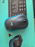 罗技（Logitech）MK275 键鼠套装 无线键鼠套装 办公键鼠套装 全尺寸 商务键鼠套装 带无线2.4G接收器 黑蓝色 实拍图