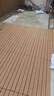 塑木地板阳台露台自铺拼接防腐 压花原木色/90*30cm 1片 晒单实拍图