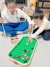 木丸子儿童多功能台球桌面玩具6合一桌球14岁男孩生日礼物男童高档实用 72cm六合一丨台球+飞行棋+斗兽棋+冰球+弹弹棋+保龄球 【精细实木材质】家用小型室内台球玩具可折叠 实拍图