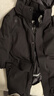 京东京造羽绒服男短款男士连帽滑雪服派克服外套男新年衣服 黑色 3XL 实拍图