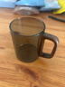 泥也水杯玻璃杯子马克杯茶杯个人专用高端家用办公室喝水杯无铅玻璃杯 实拍图