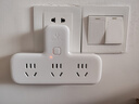 公牛（BULL）插座扩展器一转三/一转多插座/转换插头/转换器/插排 适用卧室、厨房 品字形 3位总控 GN-9603K 实拍图