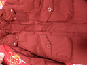 鸭鸭羽绒服女中长款2025冬季新款时尚加厚骐骥红色韩版时尚休闲外套 枣红色 M 实拍图