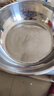 【不锈钢】和面盆厨房烘焙家用火锅盆洗菜打蛋汤锅盆醒面盆料理盆 32cm【热卖款】不锈钢 和面盆 实拍图