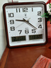 北极星（POLARIS） 挂钟万年历温湿度计静音时钟客厅日历挂表钟表37*36cm双液晶 实拍图