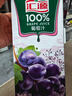 汇源100%葡萄汁1Lx5盒年货礼盒送礼宴请餐桌果汁饮料大容量分享装 实拍图