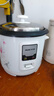 奥克斯（AUX）电饭煲 家用老式电饭锅带蒸笼 大容量简易操作直身锅 2-3人家用小电饭锅 WZA-0302白色 3L  实拍图