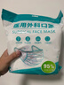 雅兰仕医用外科口罩独立包装一次性医用级成人通用防细菌飞沫防护口罩 【黑色100只医用外科】独立包装·可供医务人员佩戴 实拍图