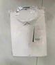 罗蒙（ROMON）纯色商务职业正装男士白衬衫工装外套长袖衬衣男CS108白色2XL 实拍图
