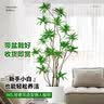 叹为观止 大型盆栽 单杆辫子发财树天堂鸟绿萝散尾葵办公室内开业乔迁礼品 造型百合竹1.5-1.7米【圆柱盆】 含盆 实拍图
