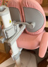一棵柠檬儿童学习椅自动追背矫正坐姿专用学生座椅家用书桌可升降写字椅子 自动追背_粉色（脚踏+4D扶手） 实拍图