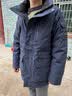 君羽羽绒服男加厚工装款800蓬白鹅绒冬季防寒保暖鹅绒服外套 深蓝 【800蓬白鹅绒】 M （推荐121-140斤） 实拍图