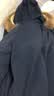 雪中飞短款羽绒服26冬新款工装派克服宽松加厚大毛领外套藏青色M 实拍图