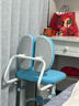 读书郎儿童学习椅子写字椅中小学生椅子家用写字作业可升降调节靠背座椅 9cm动态追背+手摇升降+加高脚踏 实拍图