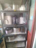 摩霄厨房置物架落地餐边防尘带门储物碗柜大容量收纳橱柜子三层50*42 实拍图