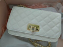 CHARLES&KEITH经典菱格链条小方单肩斜挎包包女包生日情人节礼物CK2-70160131 Cream奶白色 小包 实拍图