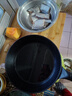 九铸24cm深煎锅铸铁锅平底锅生铁无涂层不粘锅燃气灶电磁炉家用煎炒锅 实拍图