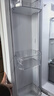 海尔（Haier）冰箱342升双开门法式多门冰雪白新一级双变频三档变温黑金净化节能省电统帅leader小冰箱国家补贴 342升冰雪白+新一级能效+三档变温+黑金净化 实拍图