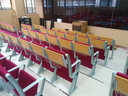 大学教室连排阶梯椅学生折叠课桌椅报告厅会议室剧院阶梯联排椅子 前排定制 实拍图