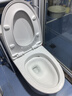九牧（JOMOO）马桶 家用虹吸式马桶大冲力节水坐便器 防臭瞬冲 易洁抗菌马桶 易洁无棱-双旋暴风冲11396-305坑 实拍图