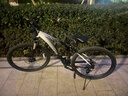 喜德盛山地自行车英雄600油压碟刹X6铝合金车架27.5轮径27速变速 暗夜雅白15.5寸(身高155-170) 实拍图