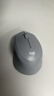 罗技（Logitech）M330 轻音鼠标 无线鼠标 办公鼠标 右手鼠标 带无线微型接收器 灰色 实拍图