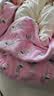 贝瑞加（Babyprints）宝宝秋冬连体衣婴儿加厚保暖内衣可爱爬服护肚夹棉衣服 粉66 实拍图