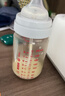 爱得利（evorie） 婴儿奶瓶6个月以上 宽口径带手柄带重力球PPSU奶瓶 240ml灰 实拍图