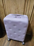不莱玫行李箱女登机箱拉杆箱男旅行箱大容量学生密码皮箱子20英寸 紫色 实拍图